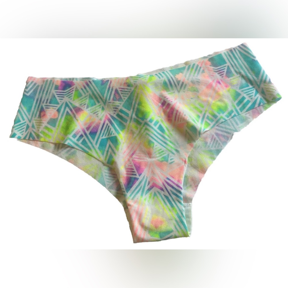 PINK Victoria's Secret Pastel Multicolor Seamless Bikini Panty